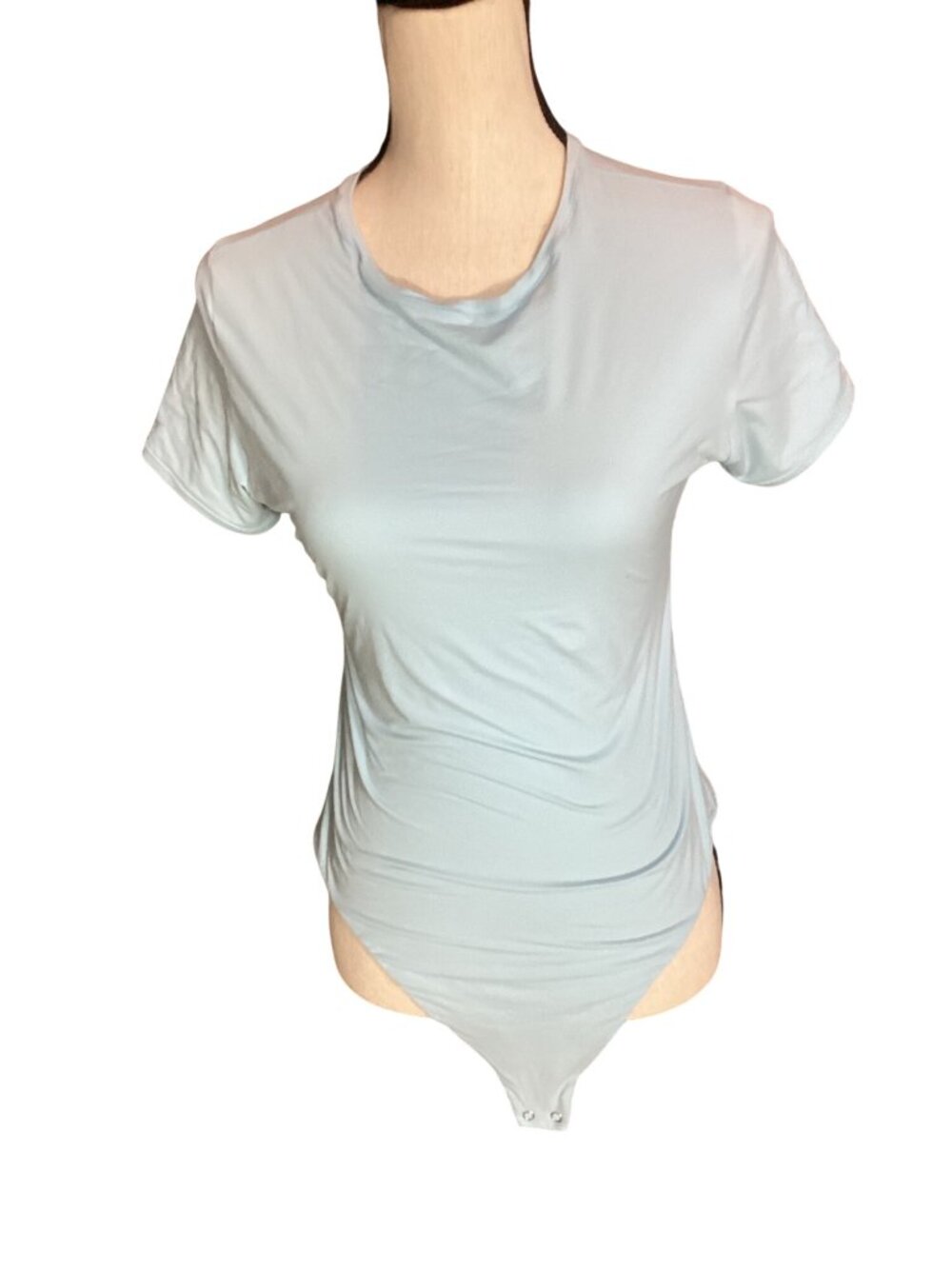 Auden Luxe Stretch Leotard Bodysuit Blue* XL With 4-Way Stretch*Dancers*NWT